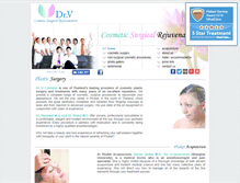 Tablet Screenshot of drvcosmetic.com